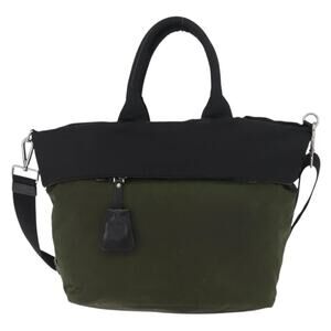 Prada Nylon Handbag Green